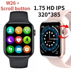 Smart Watch W26+ series 6 ağıllı saatı, 44 mm (Android, iOS, MİUİ ilə uyğunluq)