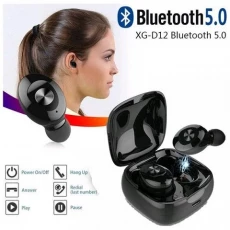 XG12 TWS Bluetooth 5.0 simsiz stereo qulaqlıqları su keçirtməz