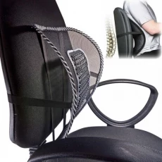 Ортопедическая спинка-подушка с массажем на офисные кресла и автокресла