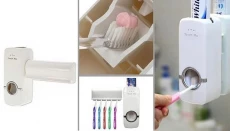 Beş ədədlik diş fırçaları üçün asılqanlı avtomatik dispenser - Touch Me (Orijinal).