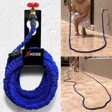 Xhose - 15 метровый шланг с возможностью 3-х разового удлинения. Легкий, компактный и удобный во время полива и мытья.