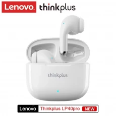 Lenovo Thinkplus LivePods LP40 pro TWS Stereo Simsiz Qulaqlıqlar, Qara/Ağ