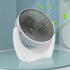 3 həddli güclü və kompakt fırlanan ventilyator Colorful Desktop Fan USB və akumulyatorlu